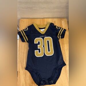 Los Angeles Rams #30
Todd Gurley Il infant player jersey onesie